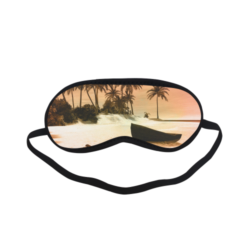 Wonderful seascape with tropical island Sleeping Mask