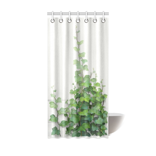Watercolor Vines, climbing plant Shower Curtain 36"x72"