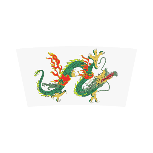 Chinese Dragon Green Bandeau Top