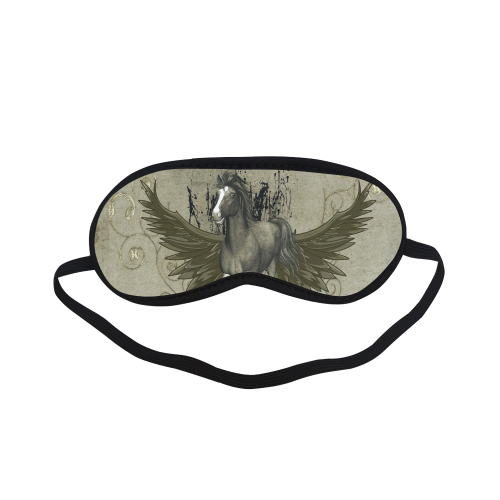 Wild horse with wings Sleeping Mask