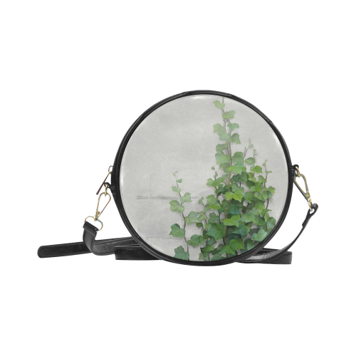 Watercolor Vines, climbing plant Round Sling Bag (Model 1647)