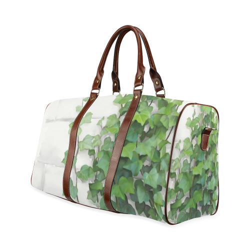 Watercolor Vines, climbing plant Waterproof Travel Bag/Small (Model 1639)