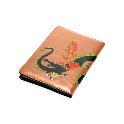 Chinese Dragon Black Custom NoteBook A5