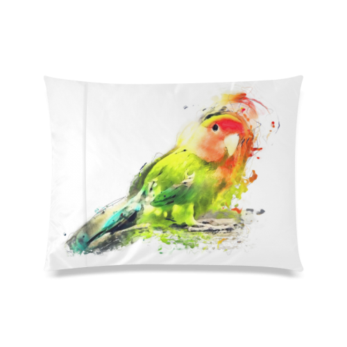 lovebird Custom Zippered Pillow Case 20"x26"(Twin Sides)