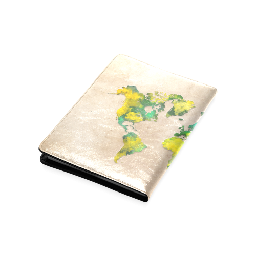 world map 11 Custom NoteBook A5