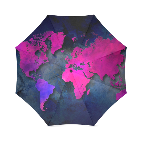 world map 14 Foldable Umbrella (Model U01)