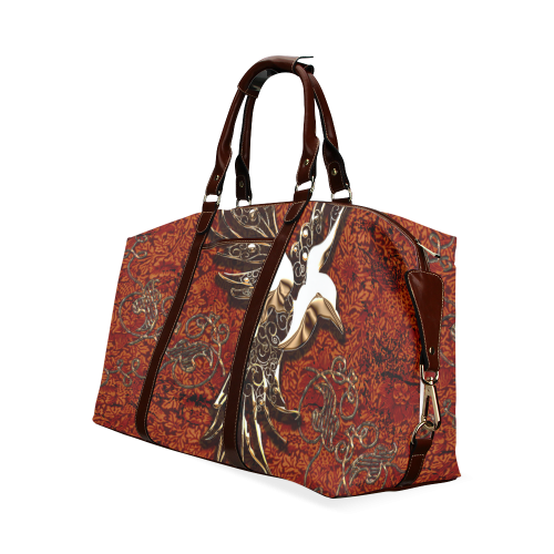 Wonderful bird made of floral elements Classic Travel Bag (Model 1643)