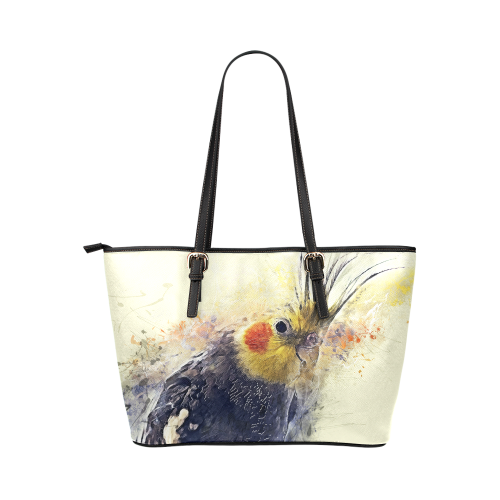 parrot Leather Tote Bag/Large (Model 1651)