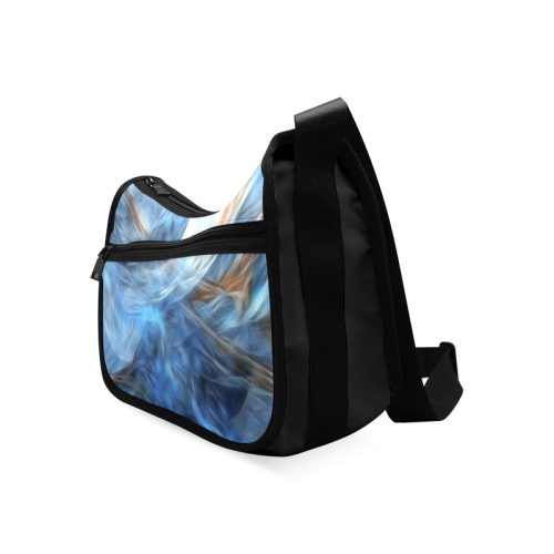 Blue Colorful Abstract Design Crossbody Bags (Model 1616)