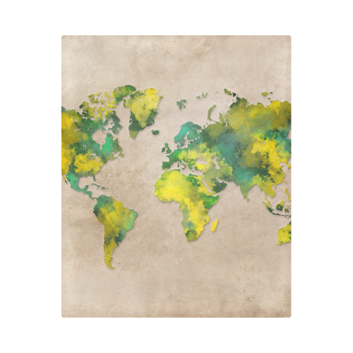 world map 11 Duvet Cover 86"x70" ( All-over-print)