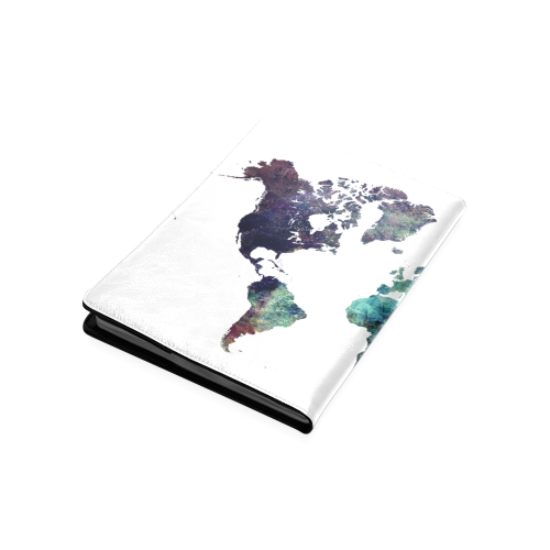 world map 12 Custom NoteBook B5