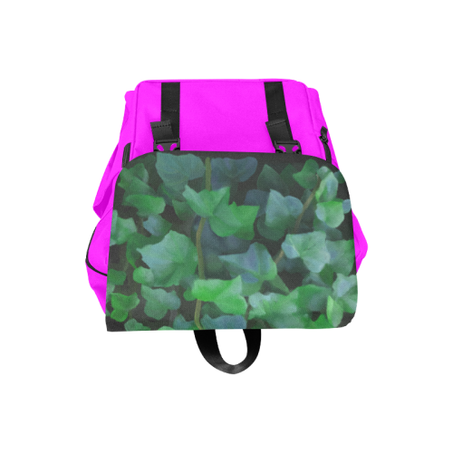 Vines, climbing plant, purple Casual Shoulders Backpack (Model 1623)