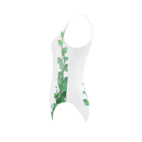 Vines, climbing plant Vest One Piece Swimsuit (Model S04)