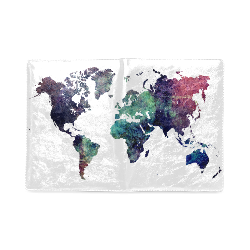 world map 12 Custom NoteBook B5