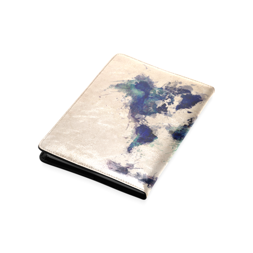 world map 20 Custom NoteBook A5