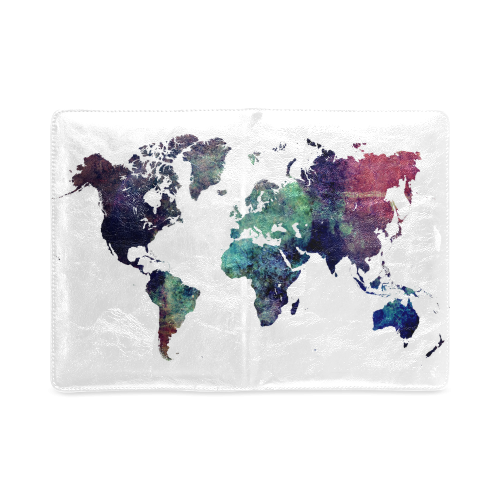 world map 12 Custom NoteBook A5