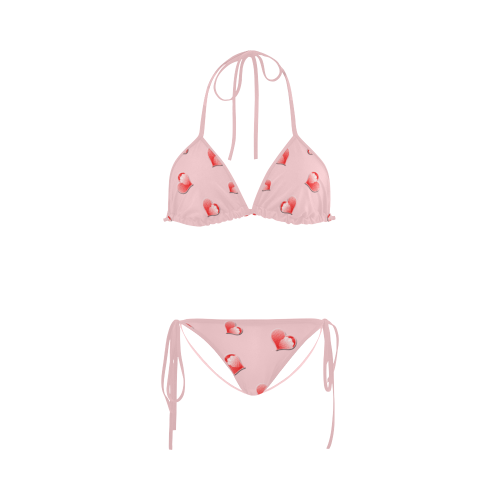 Floating Hearts Custom Bikini Swimsuit