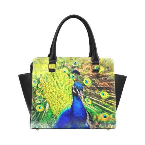 peacock Classic Shoulder Handbag (Model 1653)