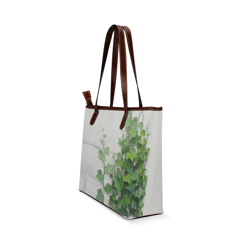 Watercolor Vines, climbing plant Shoulder Tote Bag (Model 1646)