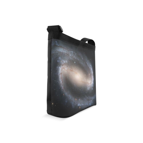 Barred spiral galaxy NGC 1300 Crossbody Bags (Model 1613)