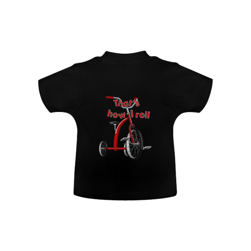 Tricycle 'How I Roll' Baby Classic T-Shirt (Model T30)