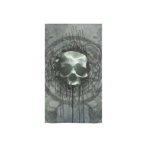 Awesome skull with bones and grunge Custom Towel 16"x28"