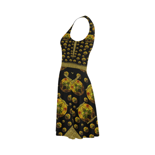 Exploring Keep Calm In gold with flair Atalanta Sundress (Model D04)