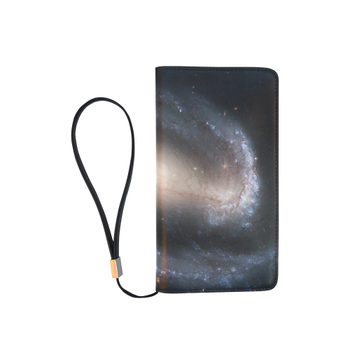 Barred spiral galaxy NGC 1300 Men's Clutch Purse （Model 1638）