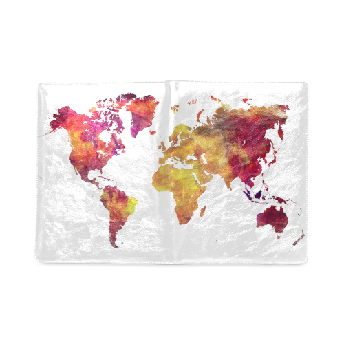 world map 13 Custom NoteBook B5