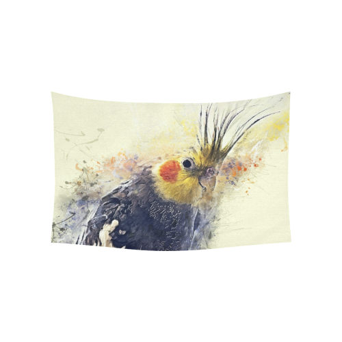 parrot Cotton Linen Wall Tapestry 60"x 40"