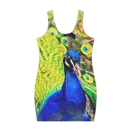 peacock Medea Vest Dress (Model D06)