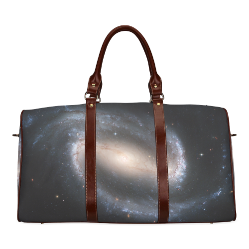 Barred spiral galaxy NGC 1300 Waterproof Travel Bag/Small (Model 1639)