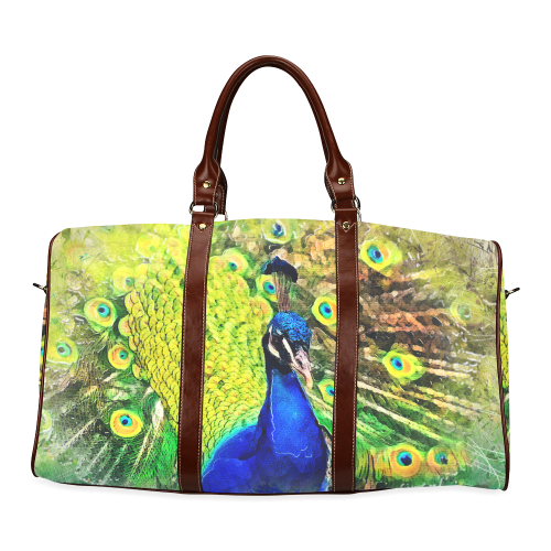 peacock Waterproof Travel Bag/Large (Model 1639)