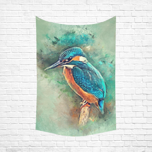 bird Cotton Linen Wall Tapestry 60"x 90"