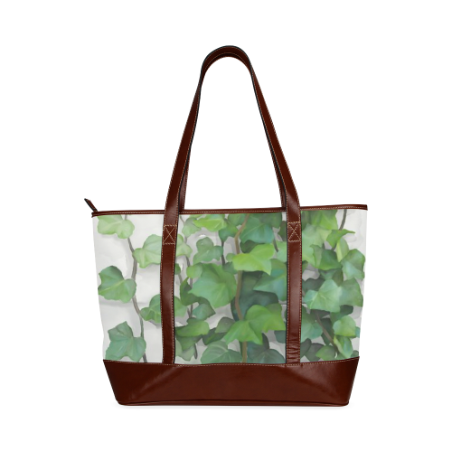 Watercolor Vines, climbing plant Tote Handbag (Model 1642)