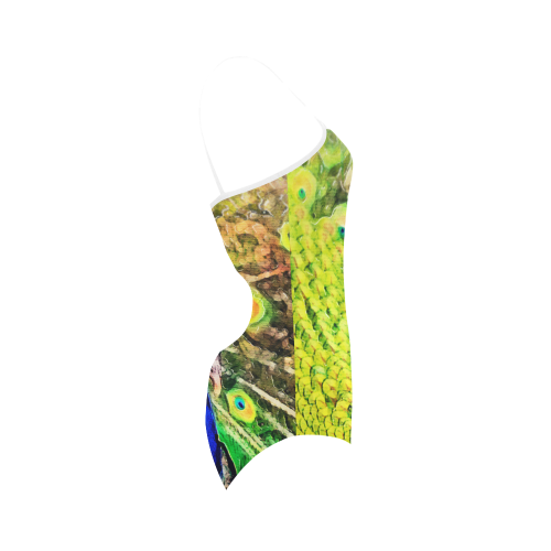 peacock Strap Swimsuit ( Model S05)