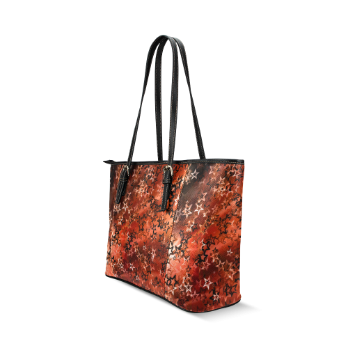 Stars20160725 Leather Tote Bag/Large (Model 1640)