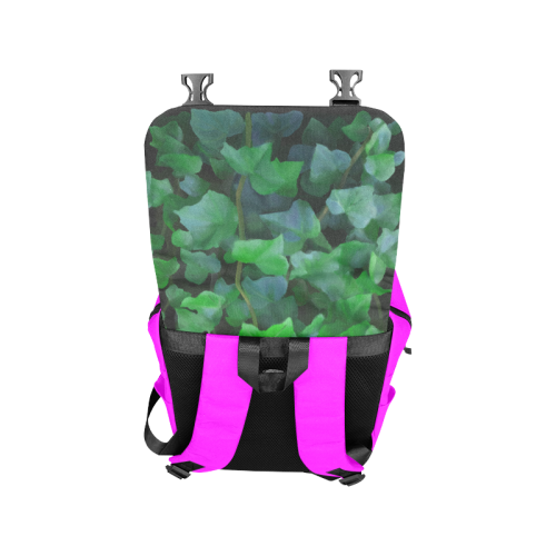 Vines, climbing plant, purple Casual Shoulders Backpack (Model 1623)