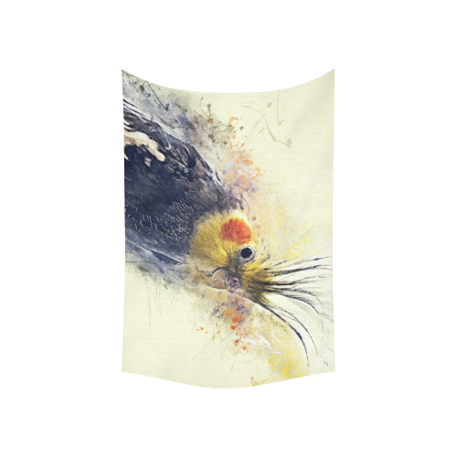 parrot Cotton Linen Wall Tapestry 60"x 40"