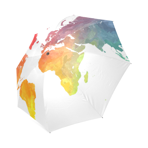 world map 15 Foldable Umbrella (Model U01)