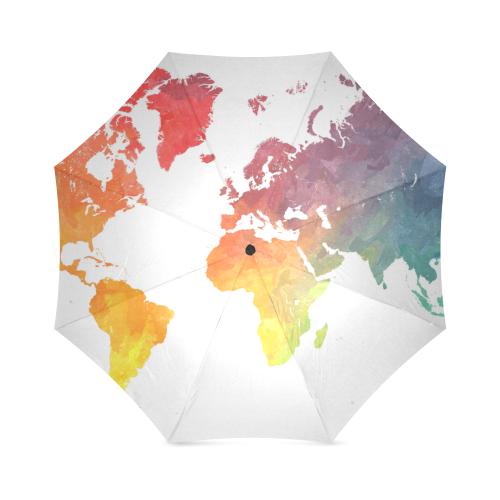 world map 15 Foldable Umbrella (Model U01)