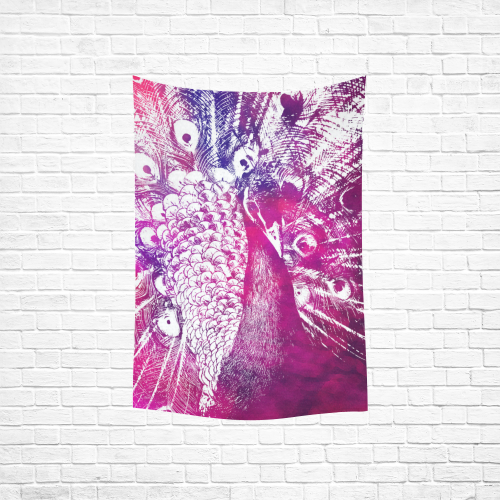 peacock Cotton Linen Wall Tapestry 40"x 60"