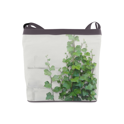 Watercolor Vines, climbing plant Crossbody Bags (Model 1613)