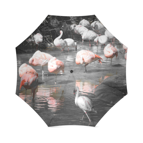 Flamingos  Umbrella Foldable Umbrella (Model U01)