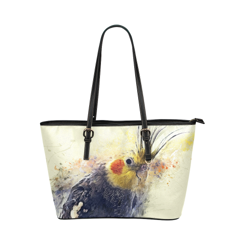 parrot Leather Tote Bag/Large (Model 1651)