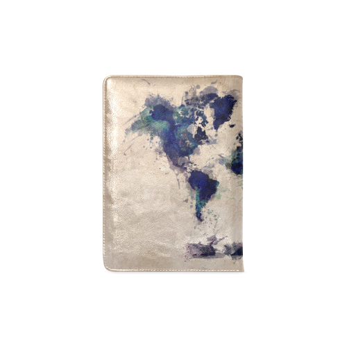 world map 20 Custom NoteBook A5