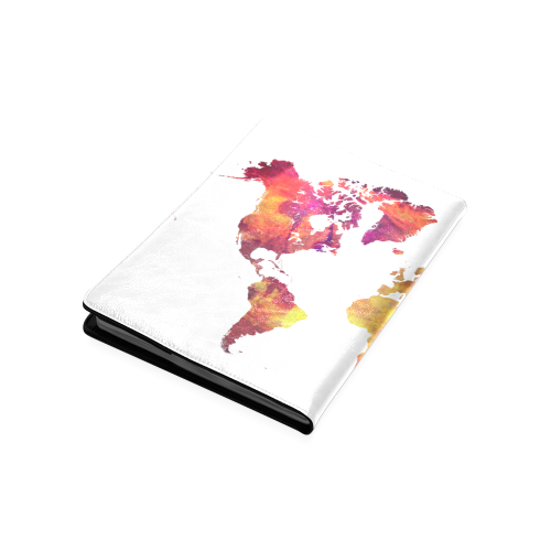 world map 13 Custom NoteBook B5