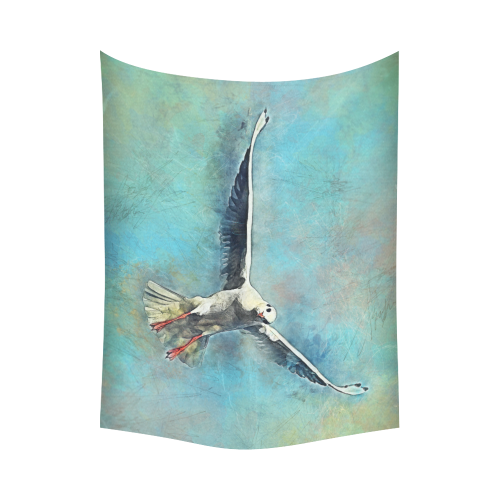 bird Cotton Linen Wall Tapestry 80"x 60"