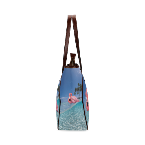 Flamingo and Palms Classic Tote Bag (Model 1644)