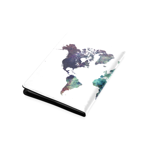 world map 12 Custom NoteBook A5